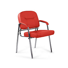 Форум CH Стул иск. кожа красный Z-29, каркас хром