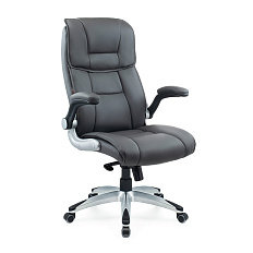 Nickolas Кресло экокожа, крестовина пластик, обивка серый grey, 2110 H 