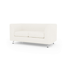 Ева-2 Диван 2-мест. 146x77x70 см Boom ice белый