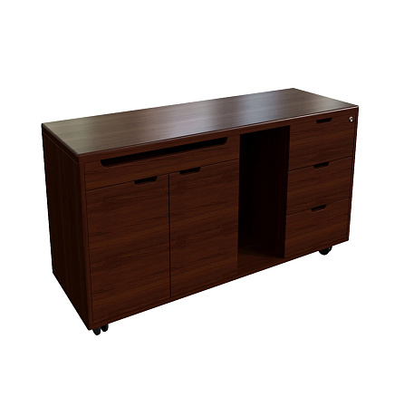 22200 Тумба сервисная 130x45x61 Sorbonne темный орех