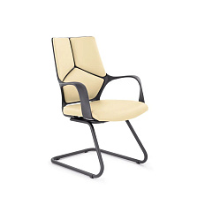 Айкью Н/п CH-710 BL Кресло экокожа кофейный S-0413, полозья черный