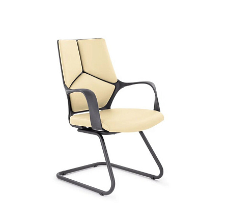 Айкью Н/п CH-710 BL Кресло экокожа кофейный S-0413, полозья черный