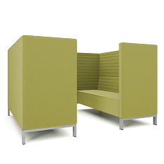 Руссо-3.3Т Переговорная 6-мест. 220x188x134 см микрошенилл Lounge 24 яблоко