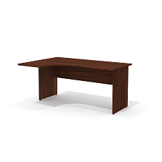 G-106L Стол эргономичный 160x110x75 Гамма / Gamma орех Артемид