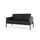 Харди-2 Диван 2-мест. 160х78х83 см Boom midnight черный