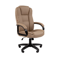 600LT Chairman Кресло обивка экопремиум бежевый, крестовина черный пластик, 07158660 