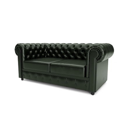 Честер-2 Диван 2-мест. 174x91x72 см Art-Vision 208 зеленый