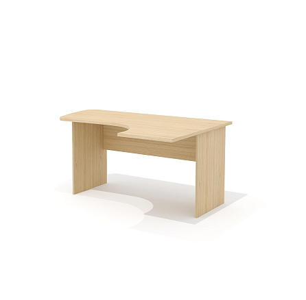 GL-117R Стол эргономичный 160x110x75 Гамма-Люкс / Gamma-Lux дуб Виченца