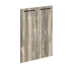 MMD 42-2 Двери для шкафа 84,4x113,2x1,8 см, MORRIS дуб базель / венге