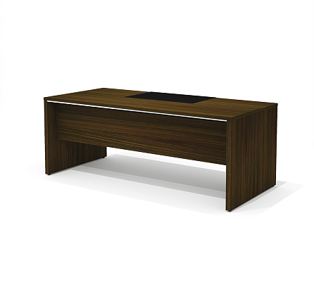 KV-200 Стол руководителя 200x90x76 Kvins дуб жженый шпон (Италия)