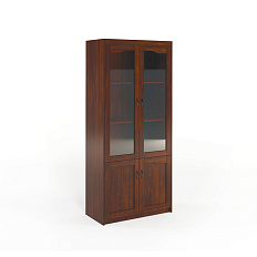 22500 Шкаф комбинированный 90x46x200 HARVARD орех англ