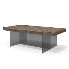 GS-2 (x2) Стол для переговоров Glass.Go лимба темная/стекло тонированное