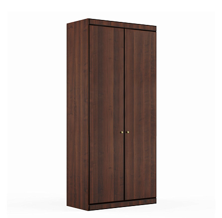 17502 Шкаф гардероб 90x40x200 Bern темный орех