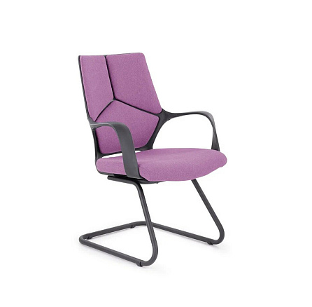 Айкью Н/п CH-710 BL Кресло ткань сиреневый QH21-1310, полозья черный