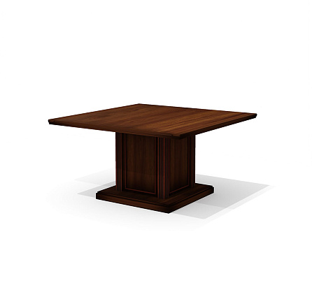 Dan-140.1 Модуль стола для переговоров 140x140x76 Dante орех бреннерский/орех темный