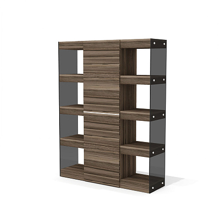 GS-8 Шкаф Glass.Go лимба темная/стекло тонированное