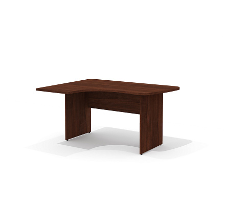 G-103L Стол эргономичный 140x110x75 Гамма / Gamma орех Артемид