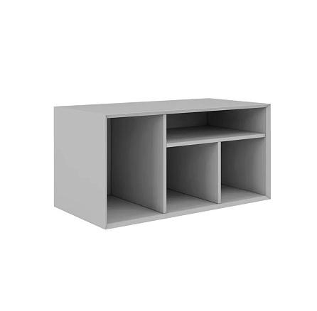 EMP 704 Вставка стеллажа открытая Emporio серый Dr