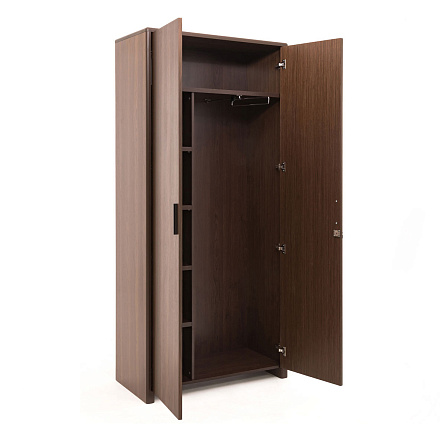 102 705 Шкаф гардероб 94x45x211 FORTE орех WA