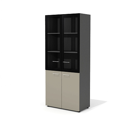 KV-46 + KVS-7.1 (x2) + KV-04.1L + KV-04.1R Шкаф Kvins Slim кубанит/антрацит