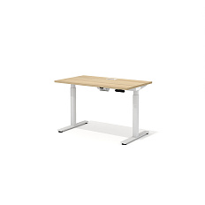 DD-70-4.3 + DD-1601-DD02 Прямой стол (подъёмный механизм) с заглушками Drive швейцарский вяз